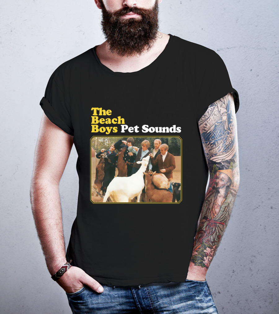 The Beach Boys Pet Sounds Album Cover Goat Farm Scene T-Shirt