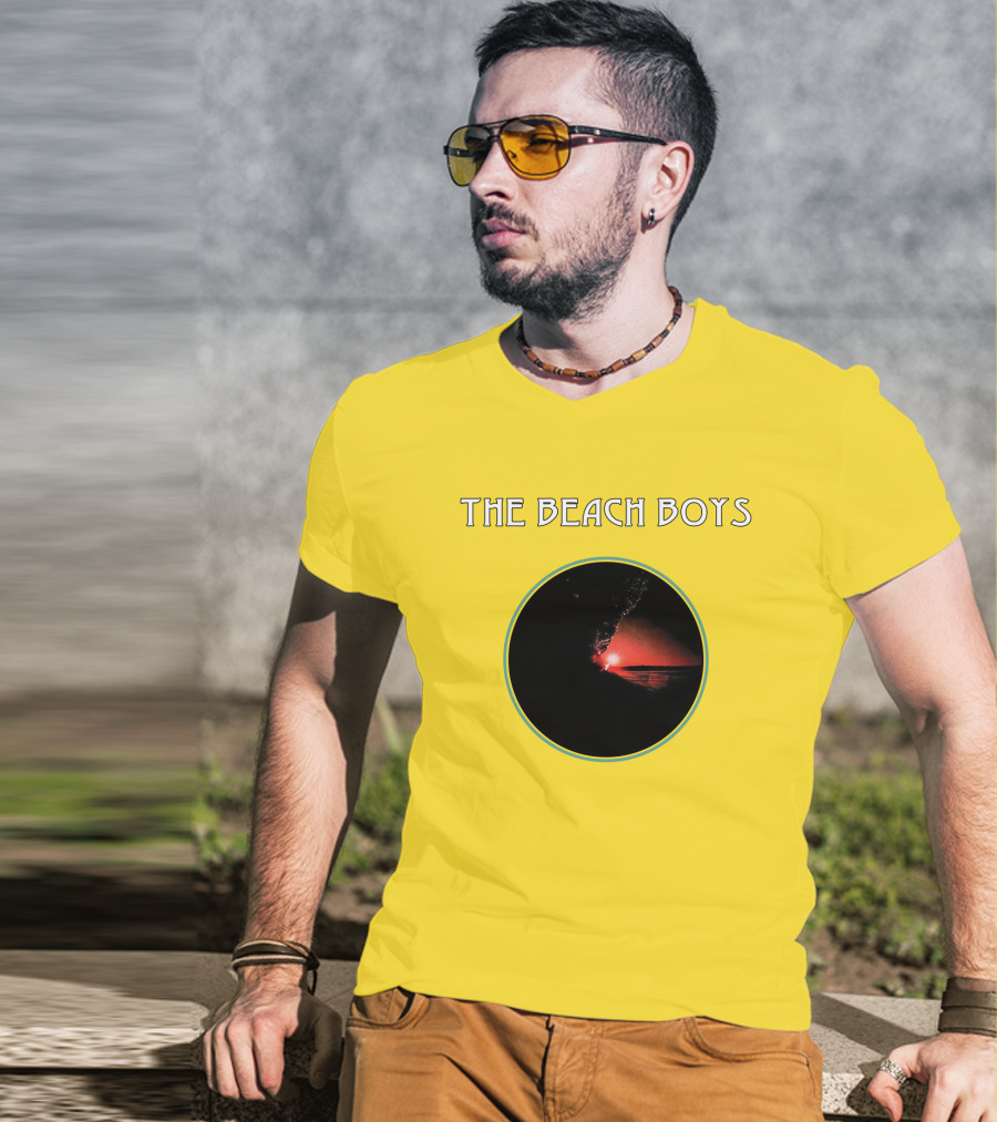 The Beach Boys Surfing Sunset Circle T-Shirt