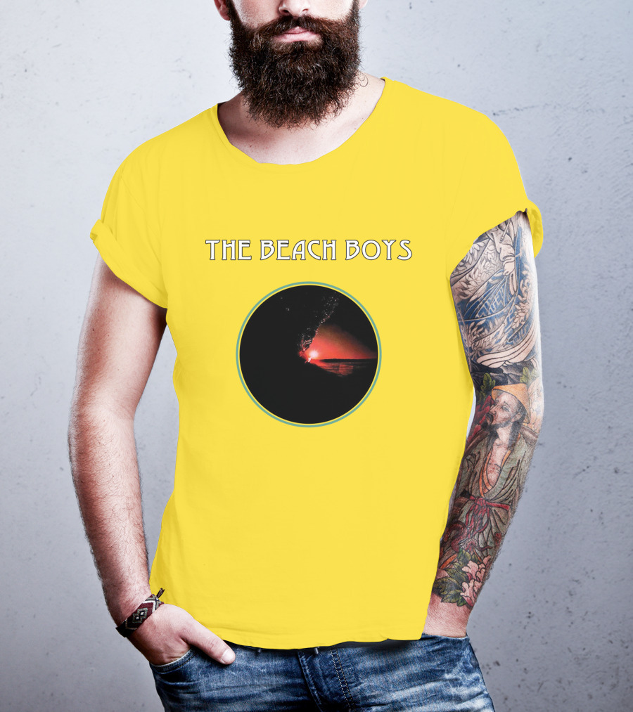 The Beach Boys Surfing Sunset Circle T-Shirt