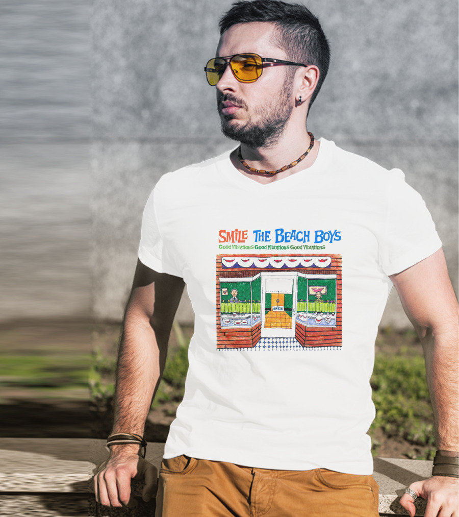 Smile The Beach Boys Good Vibrations T-Shirt