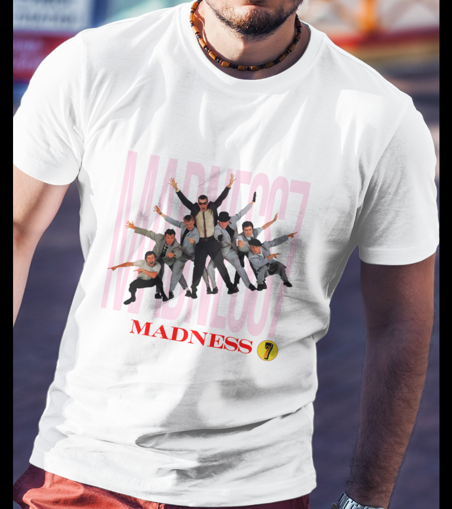 Madness 7 Band Group Pose T-Shirt