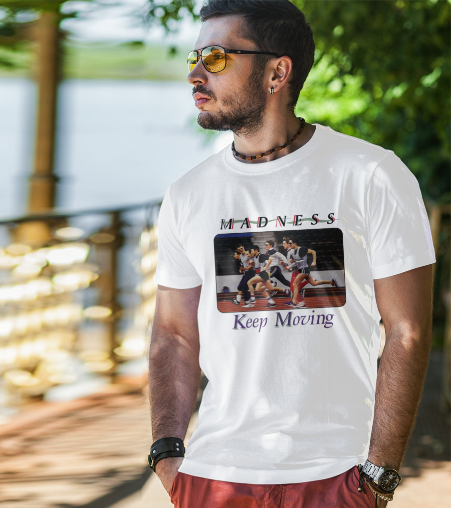 Madness Keep Moving Running Team 1983 Album Cover T-Shirt