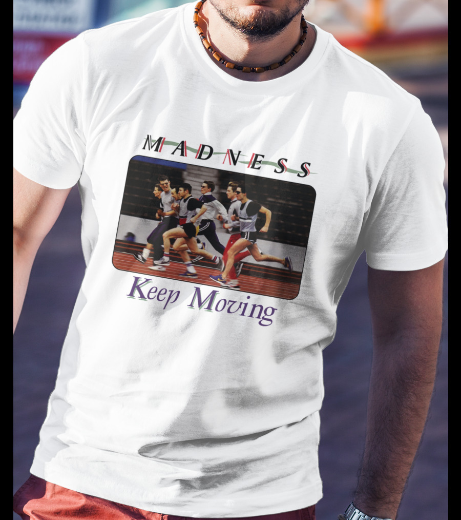 Madness Keep Moving Running Team 1983 Album Cover T-Shirt