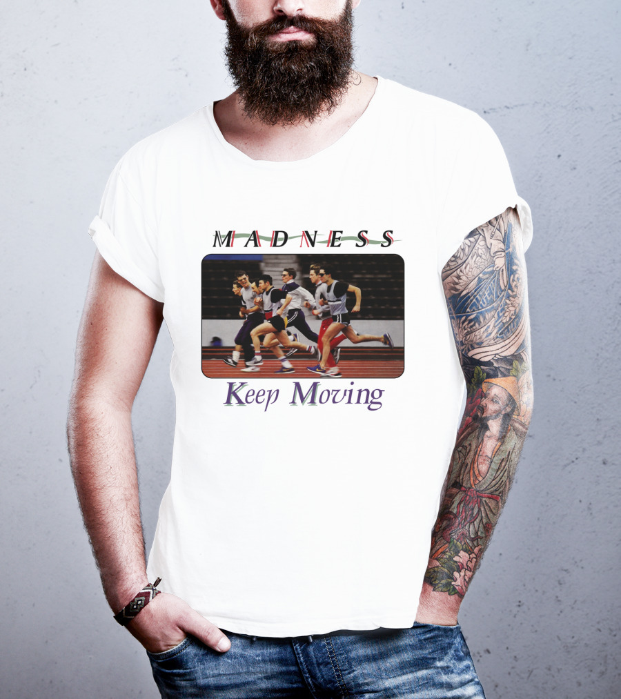 Madness Keep Moving Running Team 1983 Album Cover T-Shirt