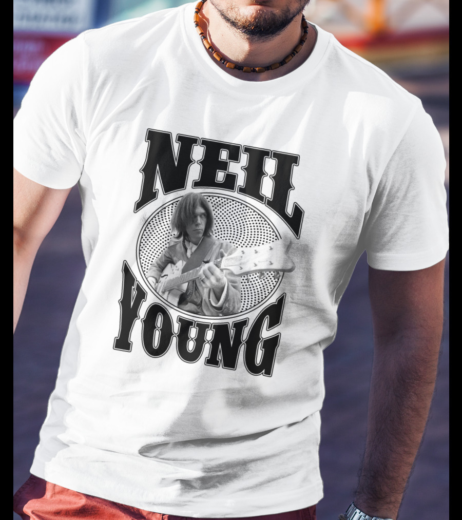 Neil Young Music Icon Vintage Style T-Shirt