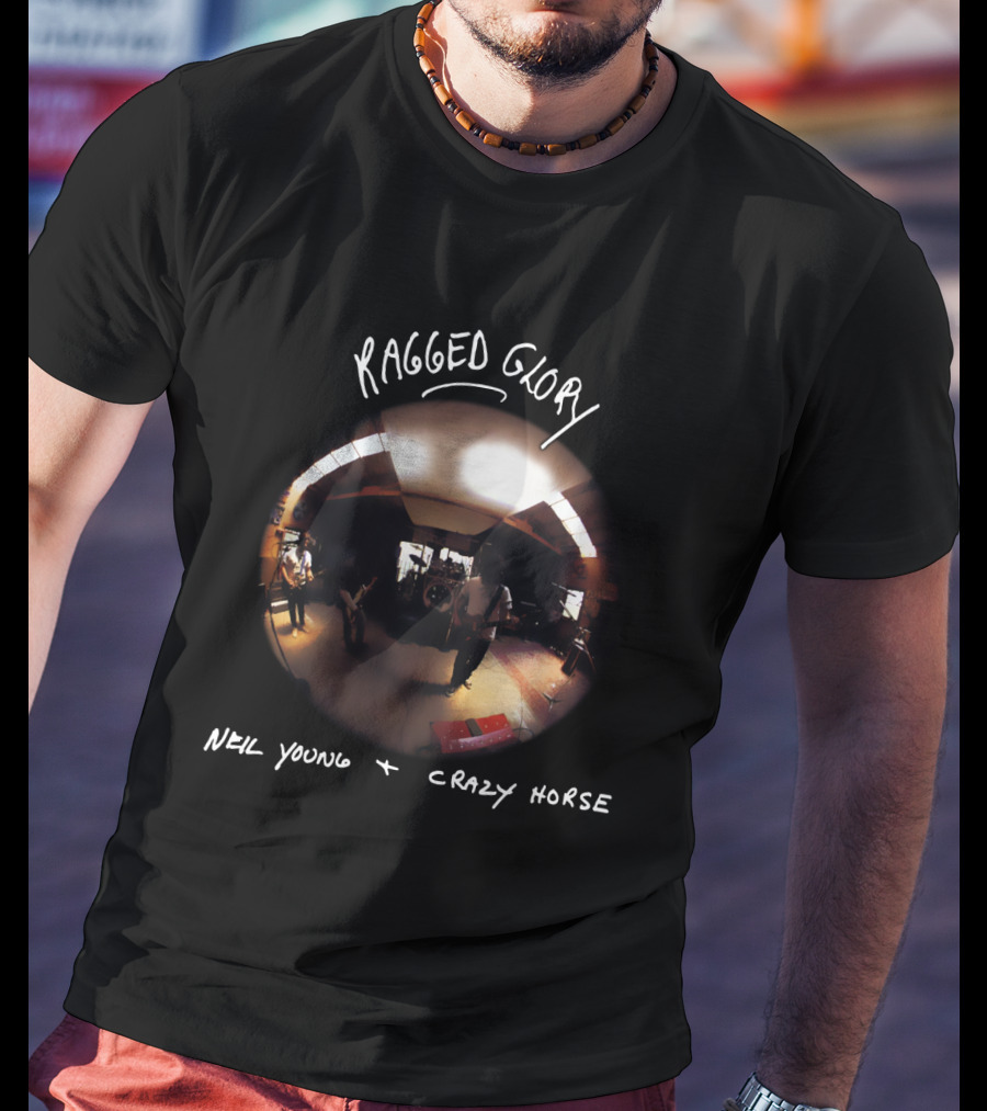 Ragged Glory Neil Young And Crazy Horse Album Cover T-Shirt
