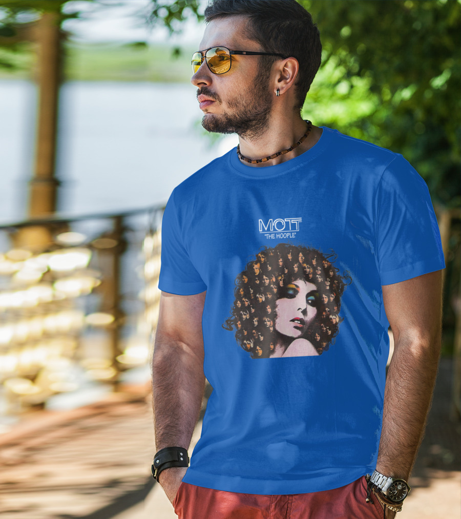 Mott The Hoople Vintage Band Collage T-Shirt
