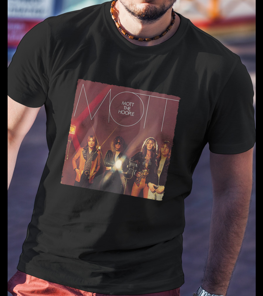 Mott The Hoople Band Album Cover Image From Mth T-Shirt