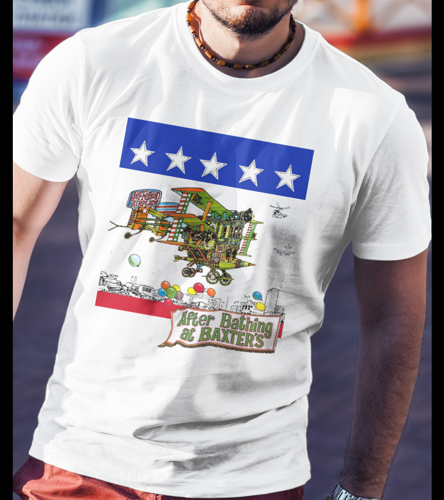 Jefferson Airplane After Bathing At Baxter's Vintage Artwork T-Shirt