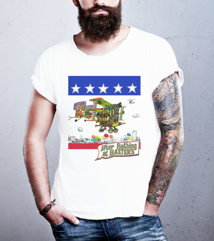 Jefferson Airplane After Bathing At Baxter's Vintage Artwork T-Shirt
