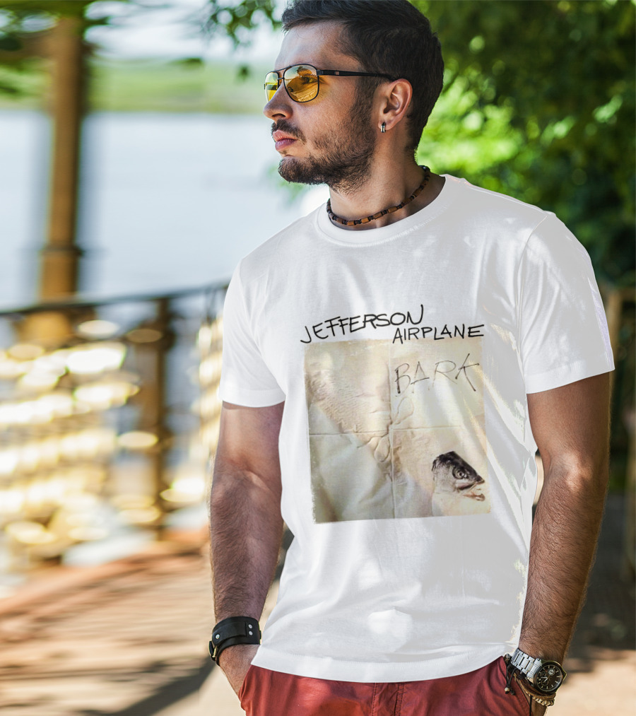 Jefferson Airplane Bark Fish Cover T-Shirt