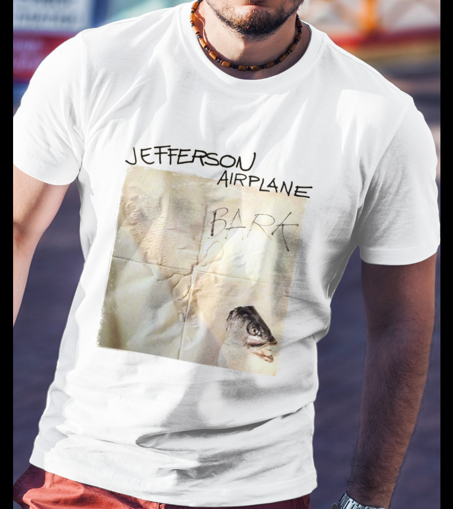 Jefferson Airplane Bark Fish Cover T-Shirt
