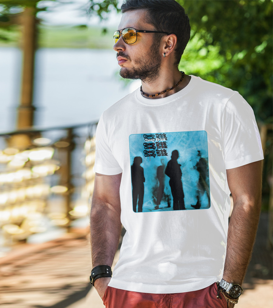 Cheap Trick Silhouettes Blue T-Shirt