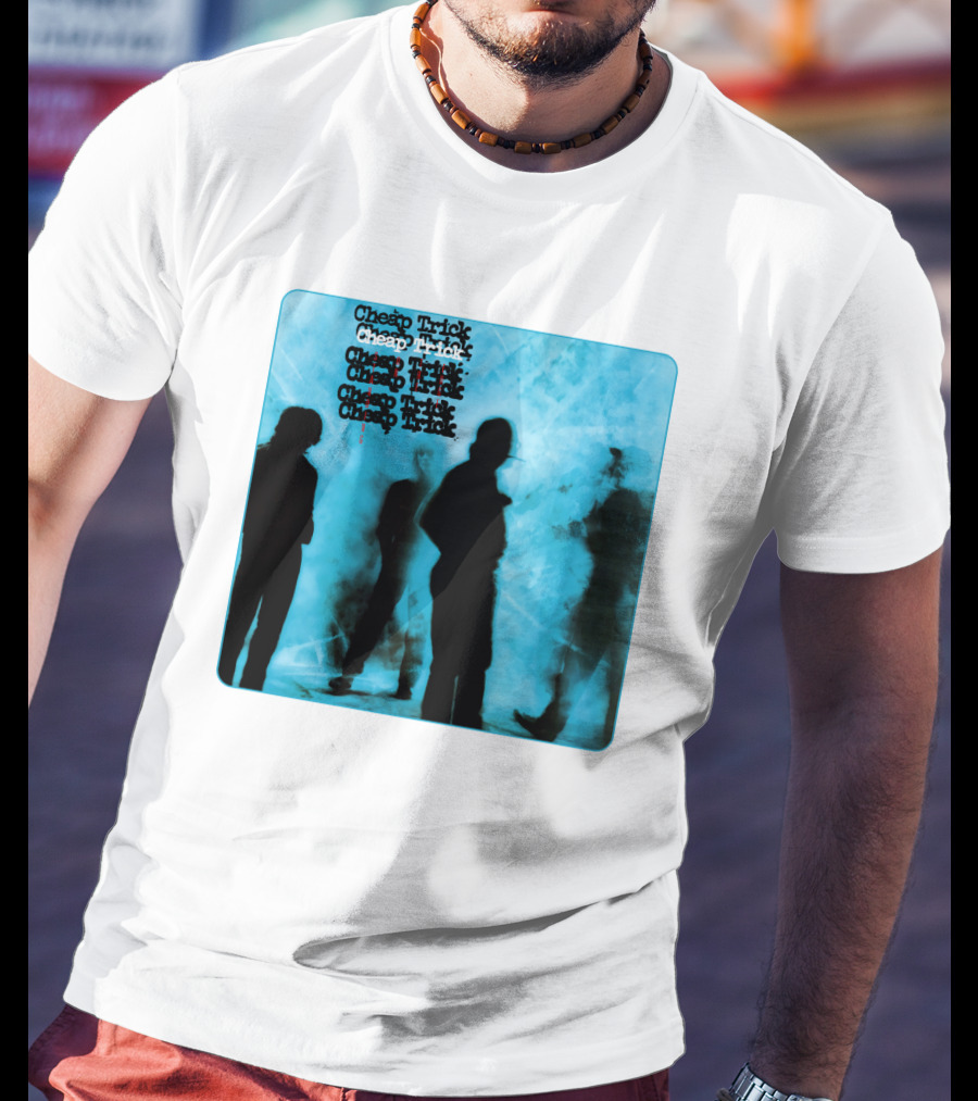 Cheap Trick Silhouettes Blue T-Shirt