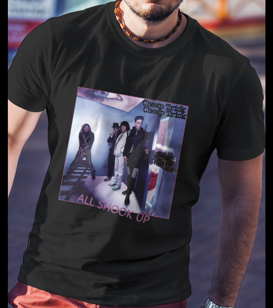 Cheap Trick All Shook Up Album Cover T-Shirt