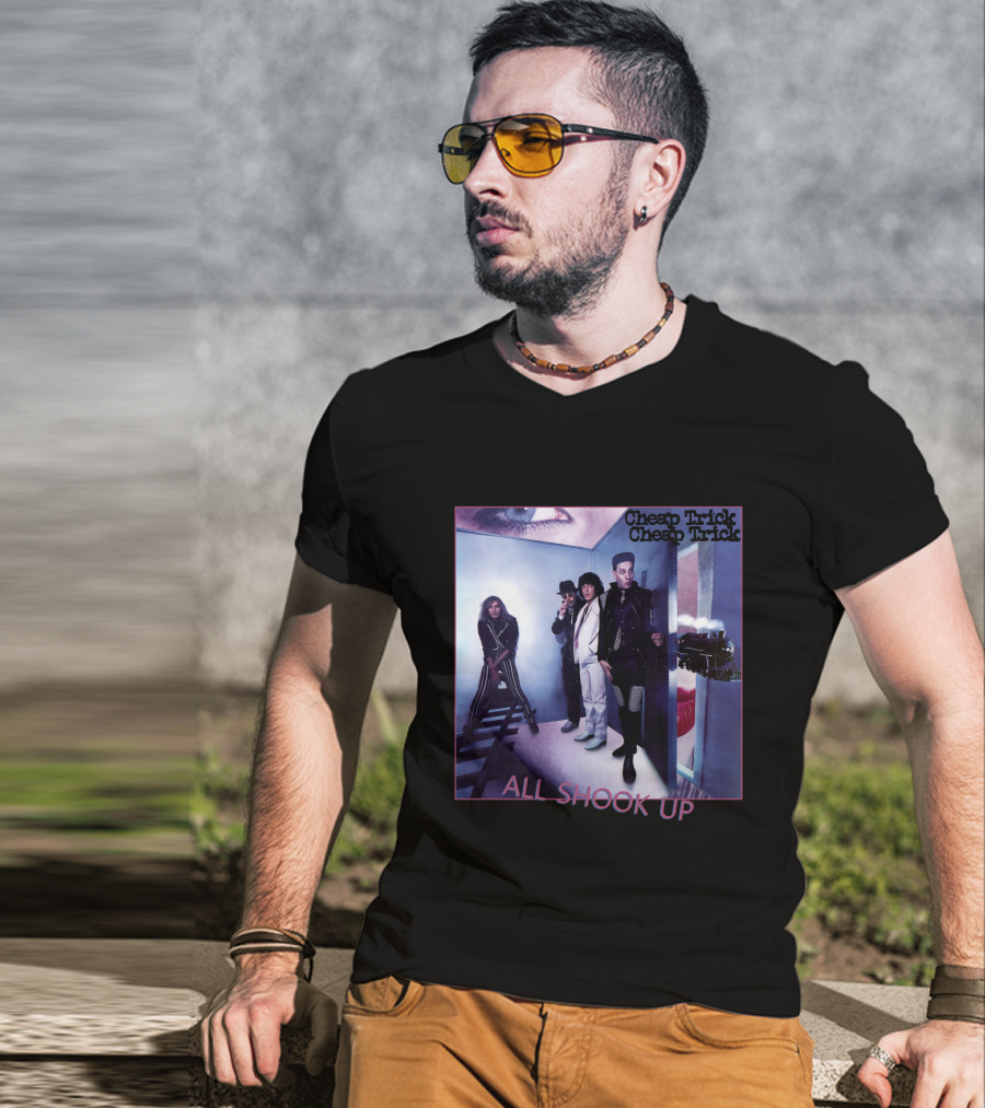 Cheap Trick All Shook Up Album Cover T-Shirt