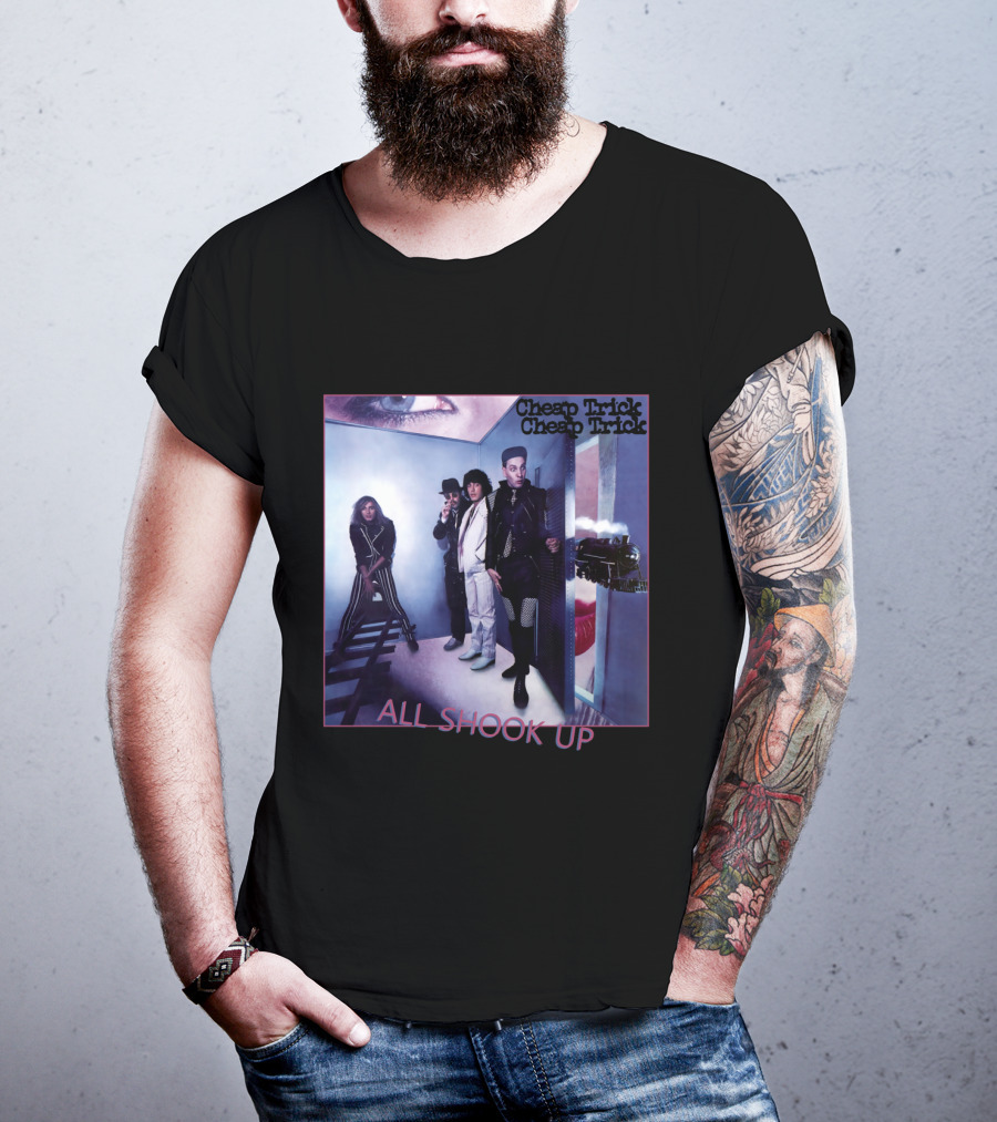 Cheap Trick All Shook Up Album Cover T-Shirt