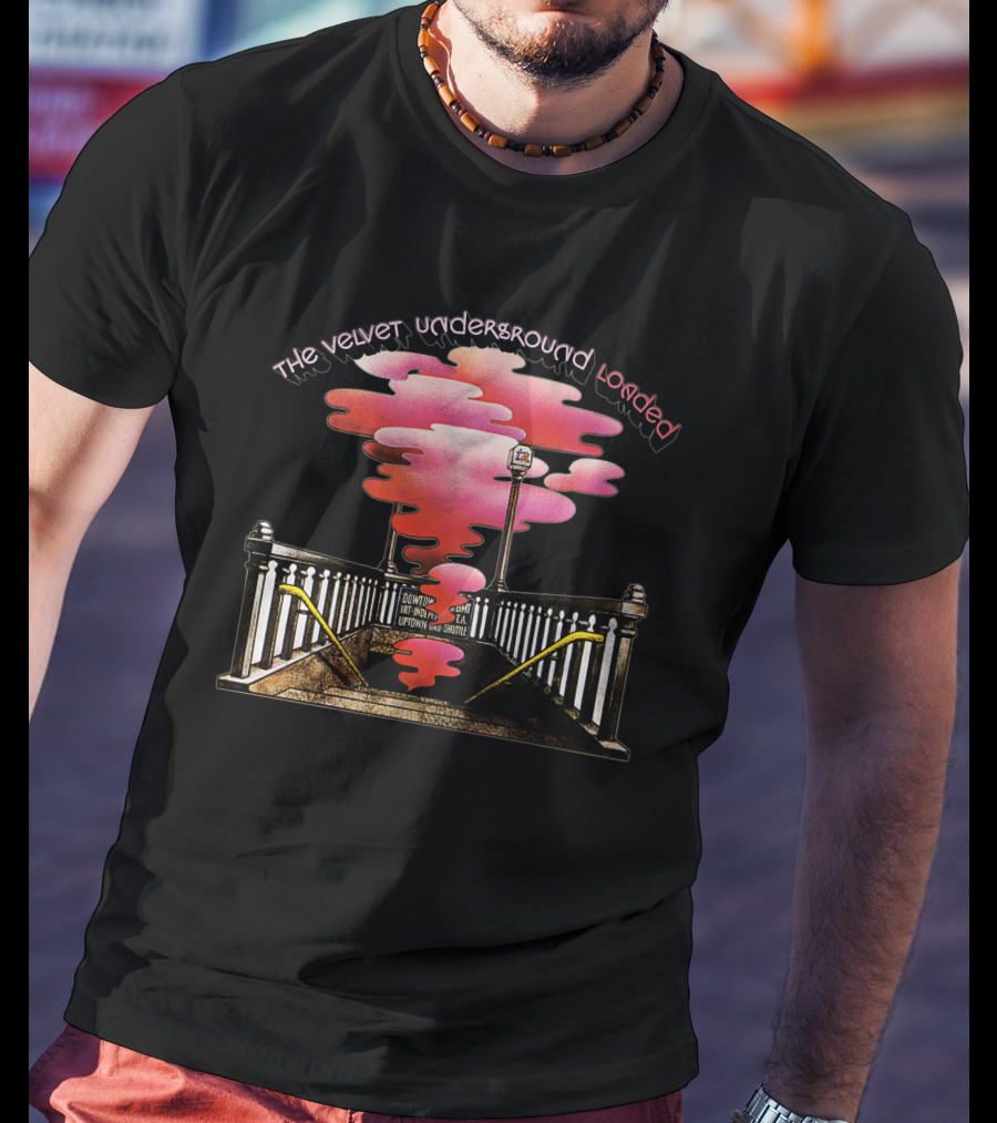 The Velvet Underground Loaded Subway Smoke Artwork T-Shirt