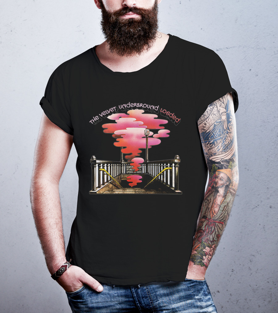 The Velvet Underground Loaded Subway Smoke Artwork T-Shirt