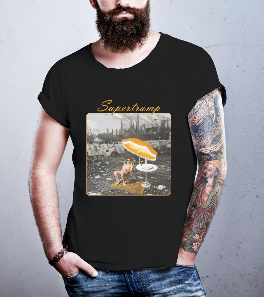 Supertramp Industrial Scene With Umbrella Lounge T-Shirt