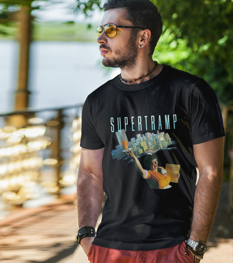 Supertramp Breakfast In America Waitress Album Cover T-Shirt