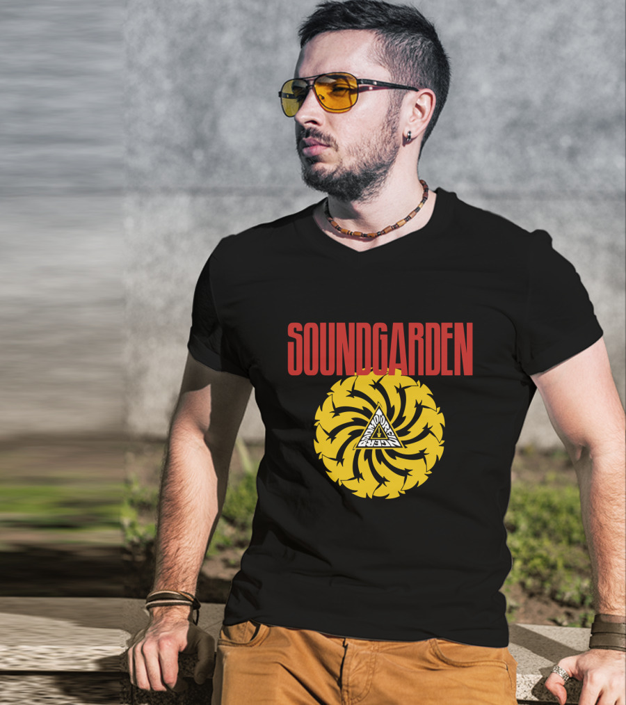 Soundgarden Yellow Spiral T-Shirt