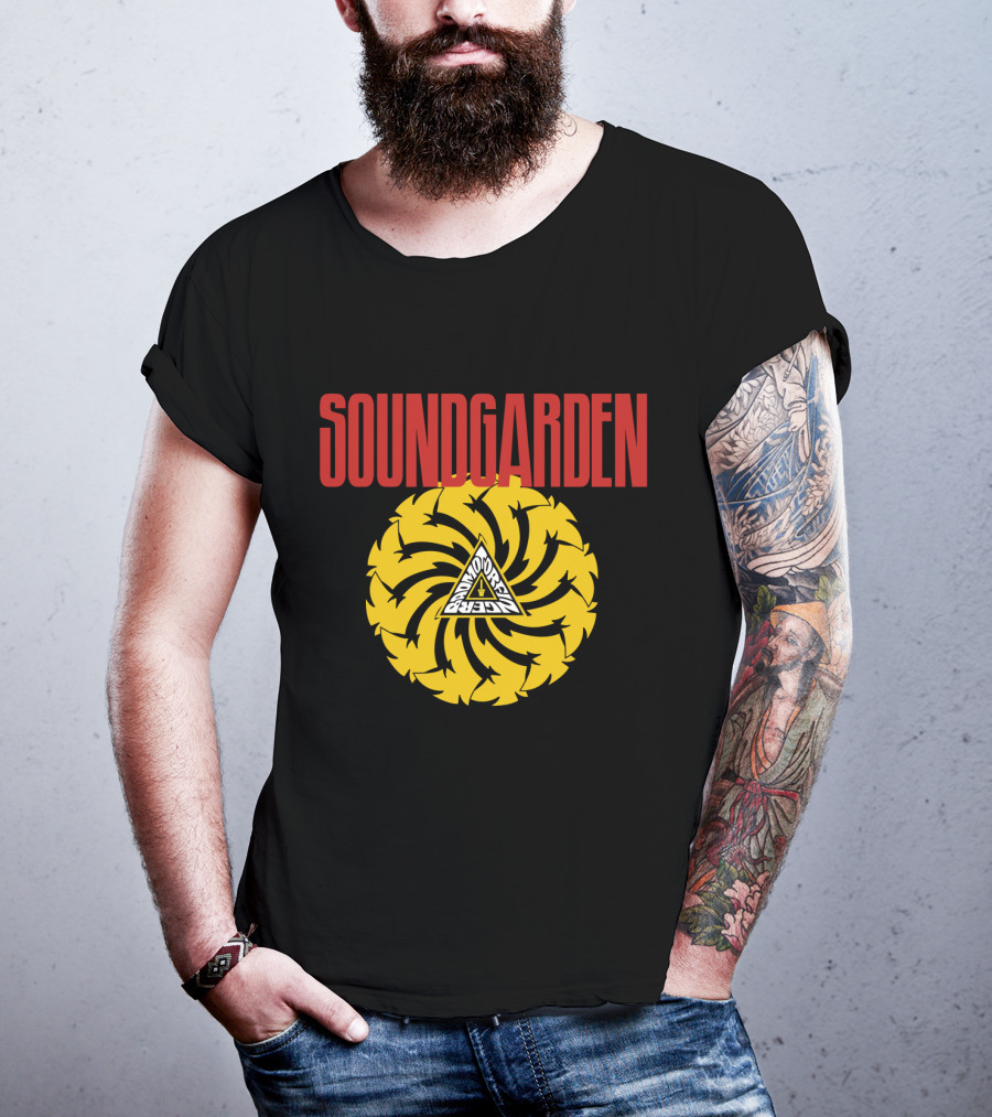 Soundgarden Yellow Spiral T-Shirt