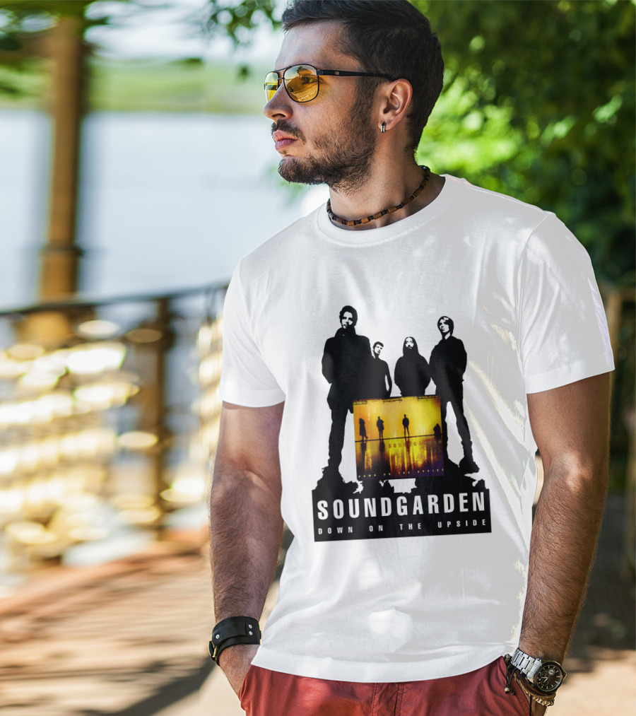 Soundgarden Down On The Upside Album Silhouette Artwork T-Shirt