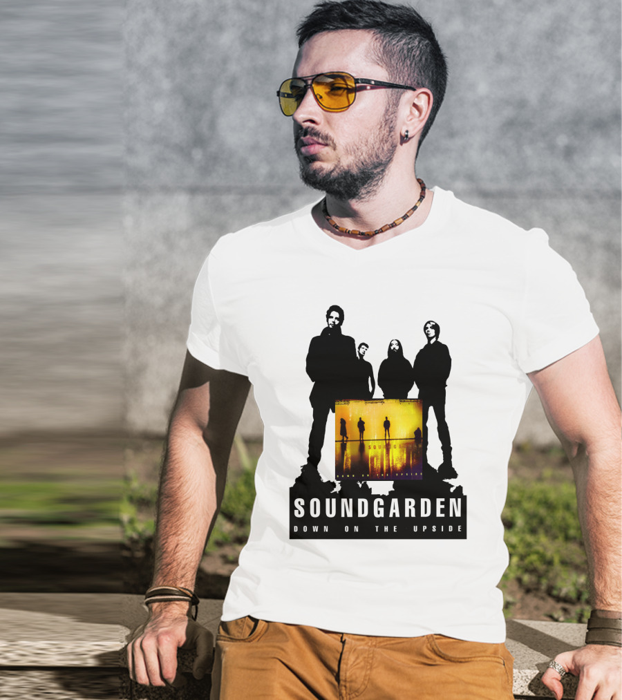 Soundgarden Down On The Upside Album Silhouette Artwork T-Shirt