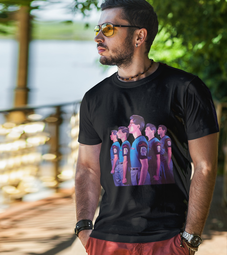 Kraftwerk The Man Machine Inspired  New Traditions Retro Style T-Shirt