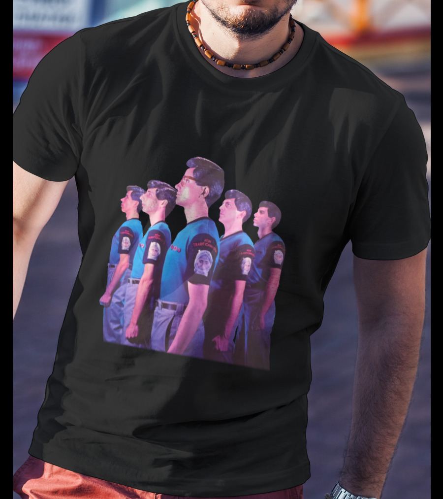 Kraftwerk The Man Machine Inspired  New Traditions Retro Style T-Shirt
