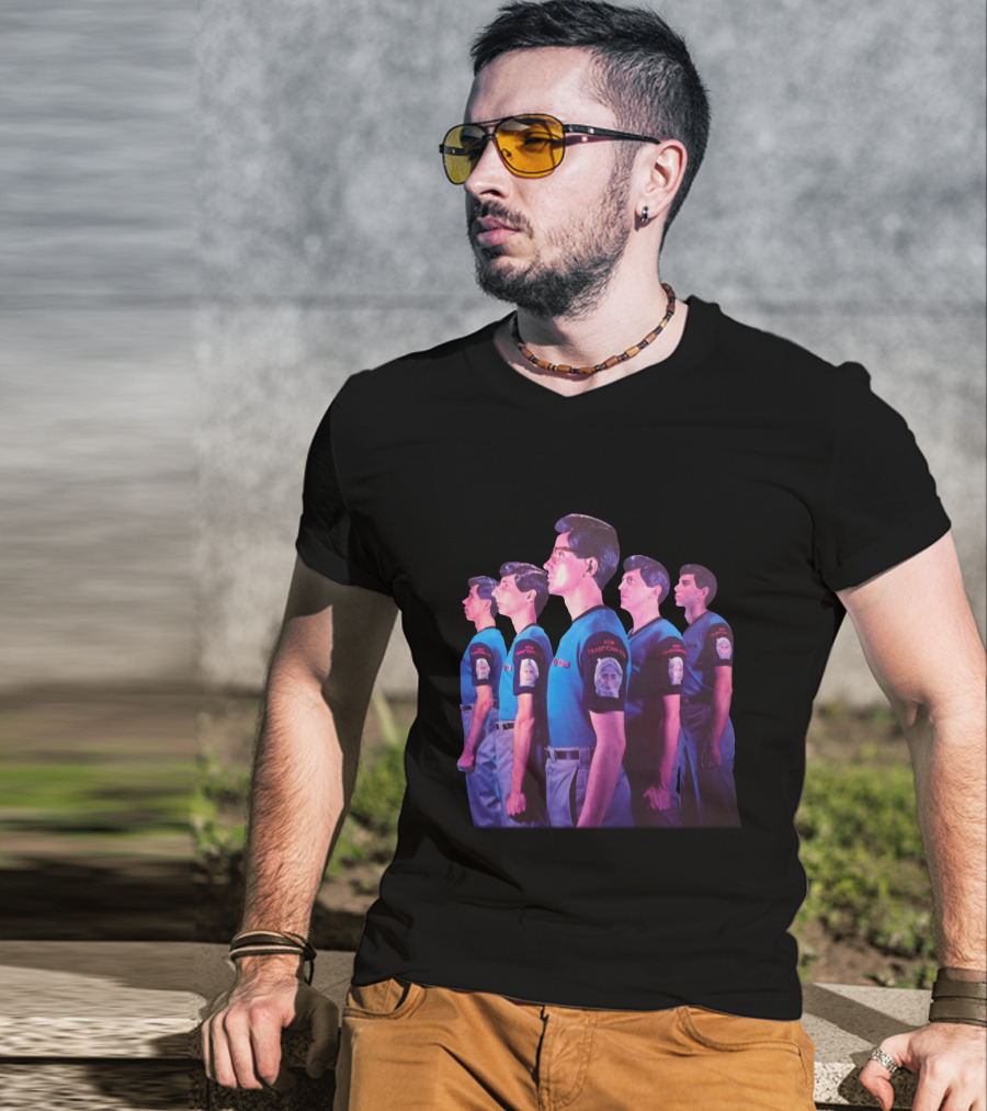 Kraftwerk The Man Machine Inspired  New Traditions Retro Style T-Shirt