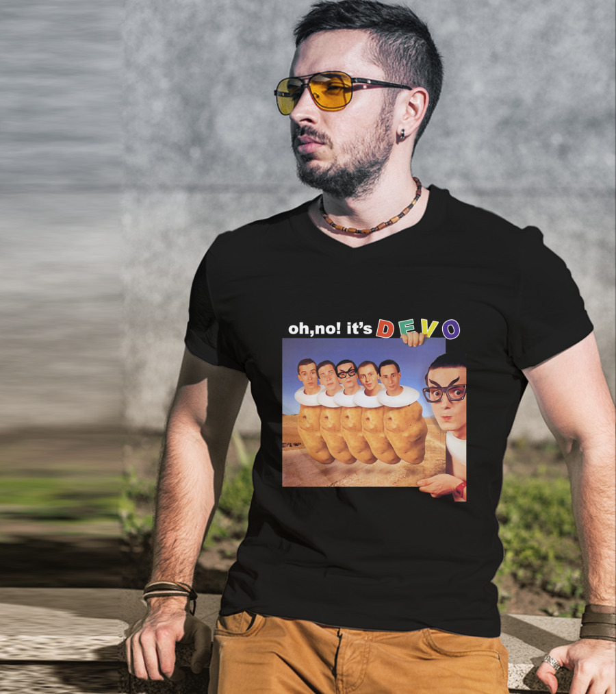 Oh No It's Devo Band Potato Heads T-Shirt