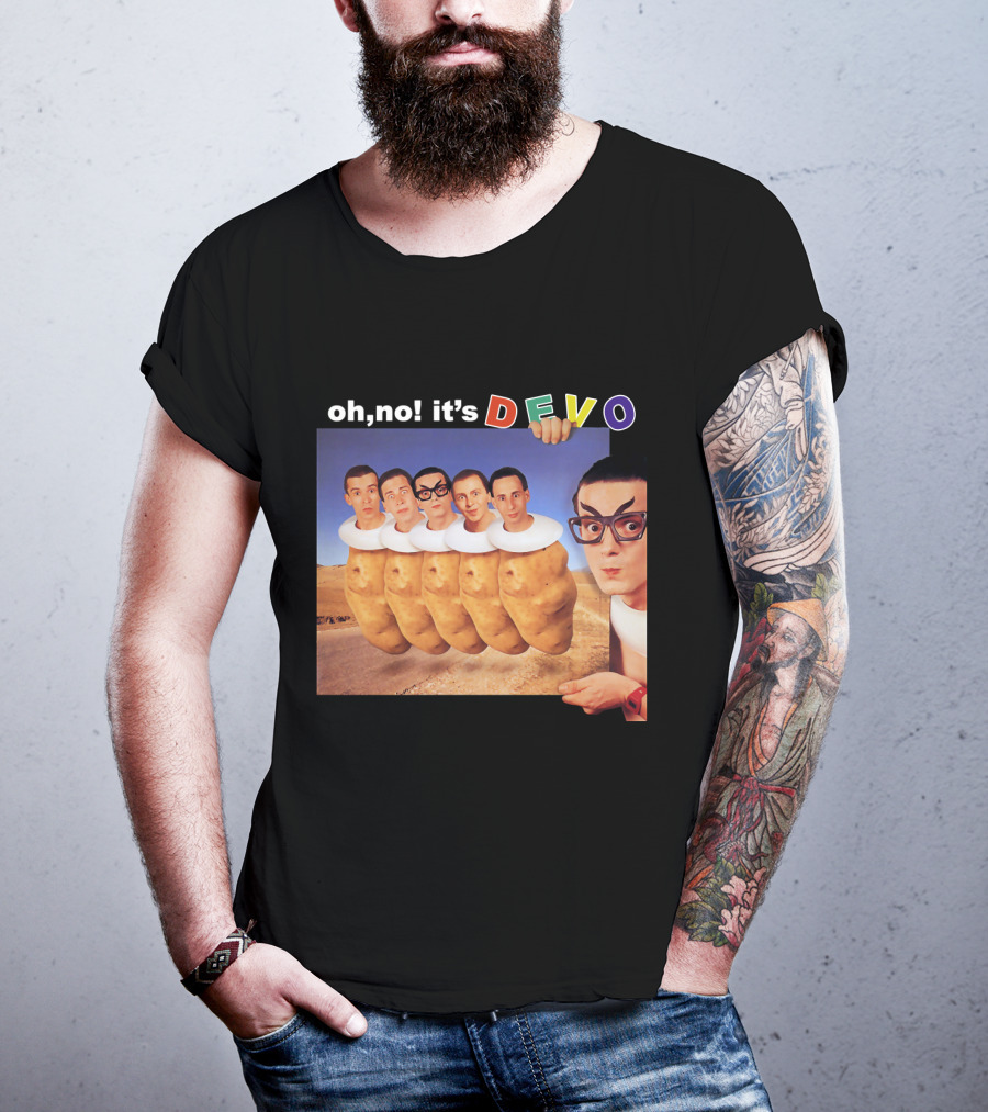 Oh No It's Devo Band Potato Heads T-Shirt