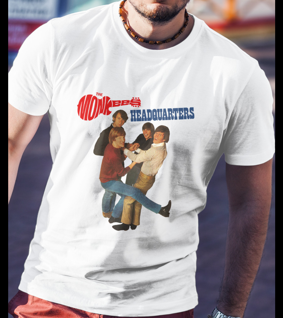 The Monkees Headquarters Album Cover Group Photo T-Shirt