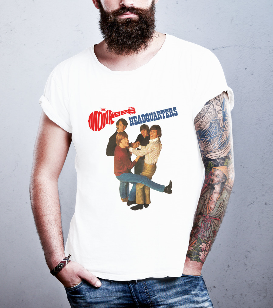 The Monkees Headquarters Album Cover Group Photo T-Shirt