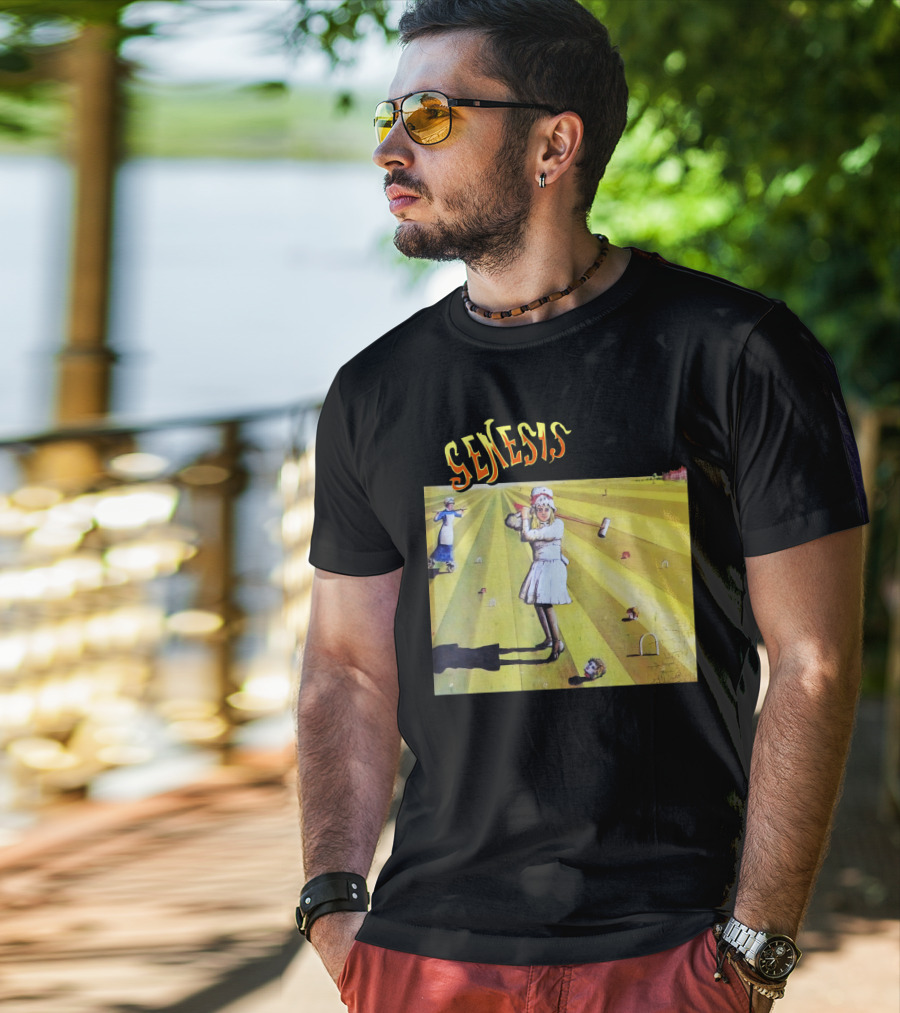 Genesis Croquet Vintage Art T-Shirt