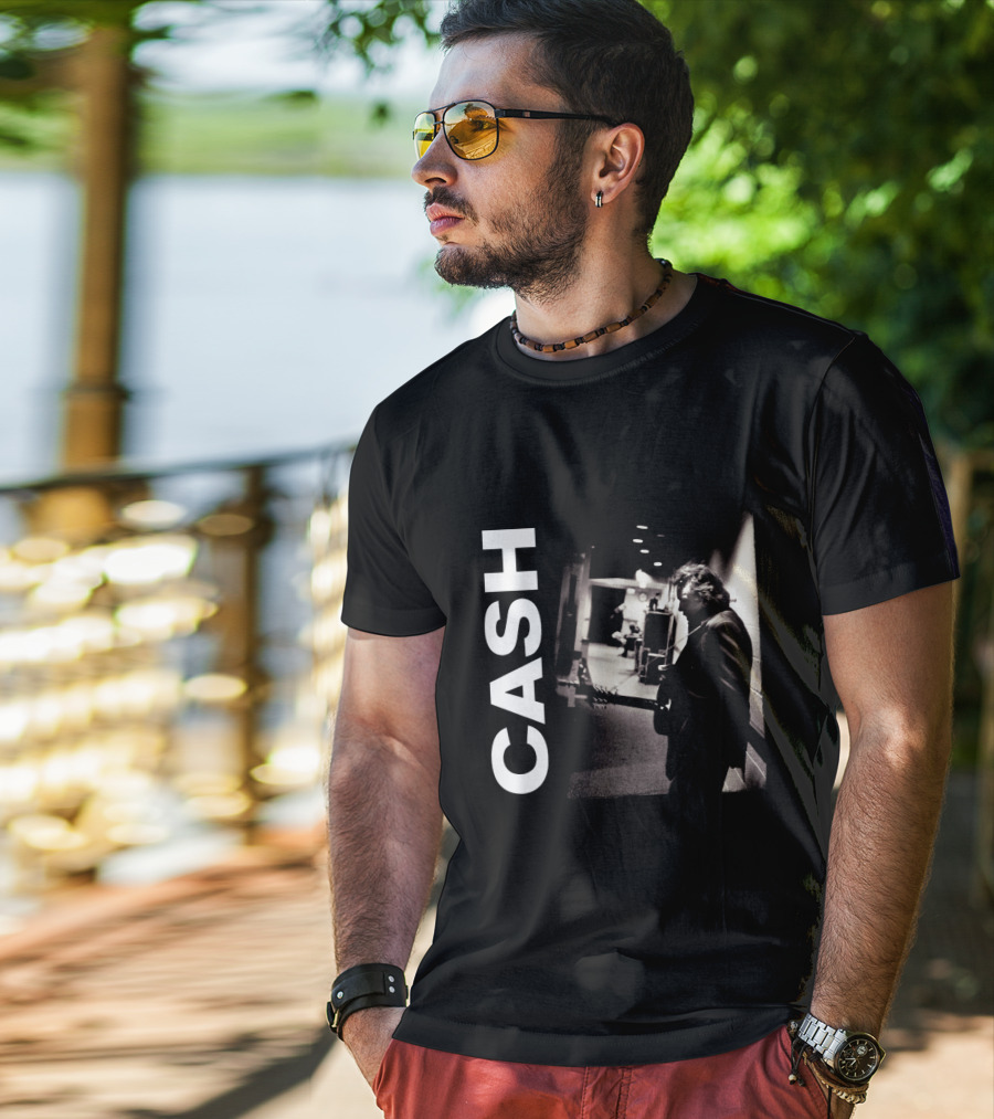 Cash Backstage Guitar Icon Mood T-Shirt