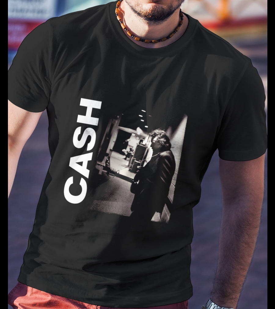 Cash Backstage Guitar Icon Mood T-Shirt