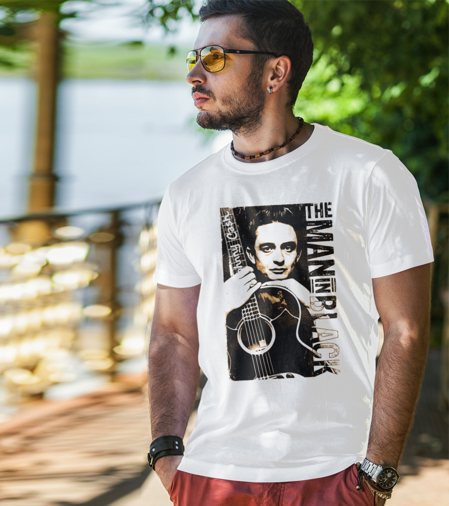 Johnny Cash The Man In Black T-Shirt