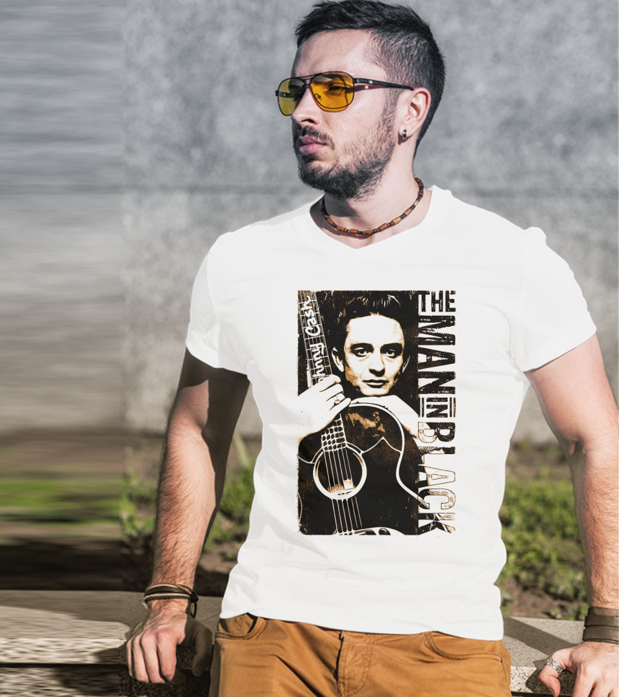Johnny Cash The Man In Black T-Shirt