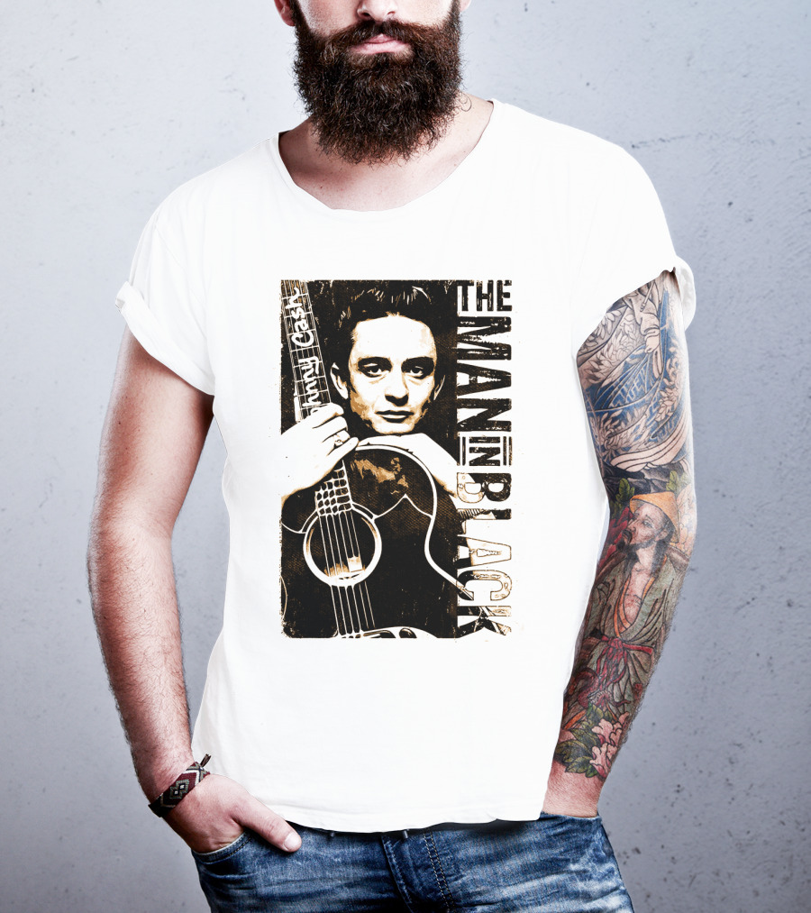 Johnny Cash The Man In Black T-Shirt