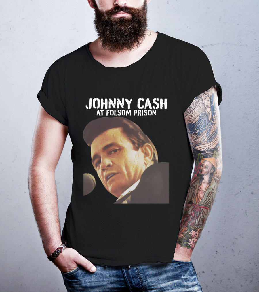 Johnny Cash At Folsom Prison T-Shirt