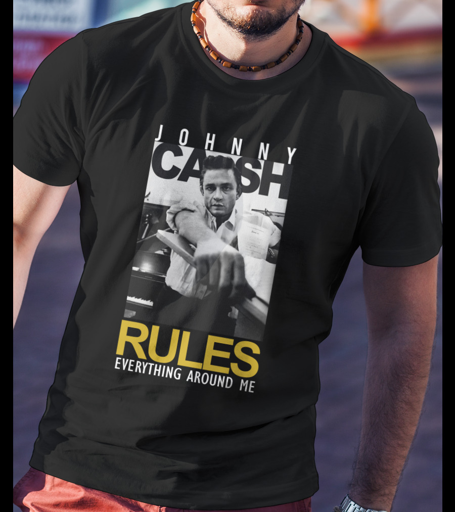 Johnny Cash Rules Everything Around Me T-Shirt