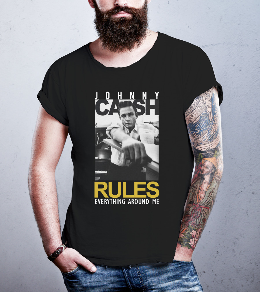 Johnny Cash Rules Everything Around Me T-Shirt
