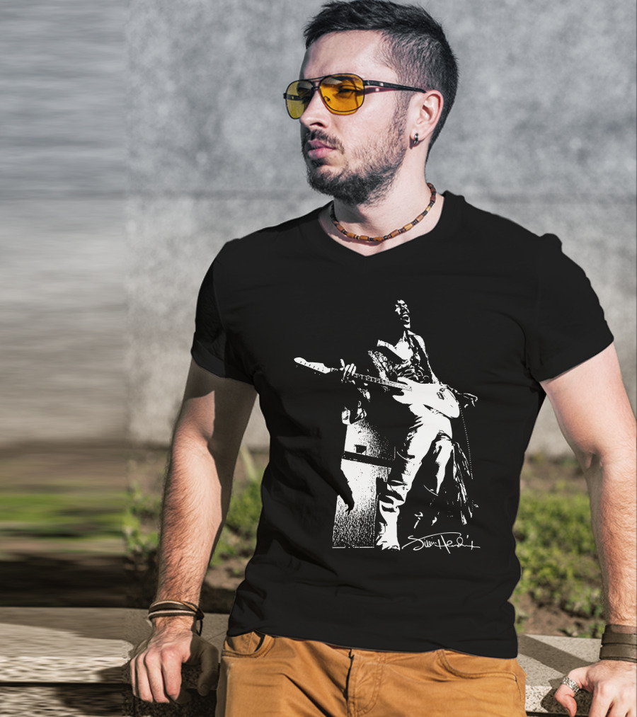 Jimi Hendrix Signature Electric Guitar Performance T-Shirt