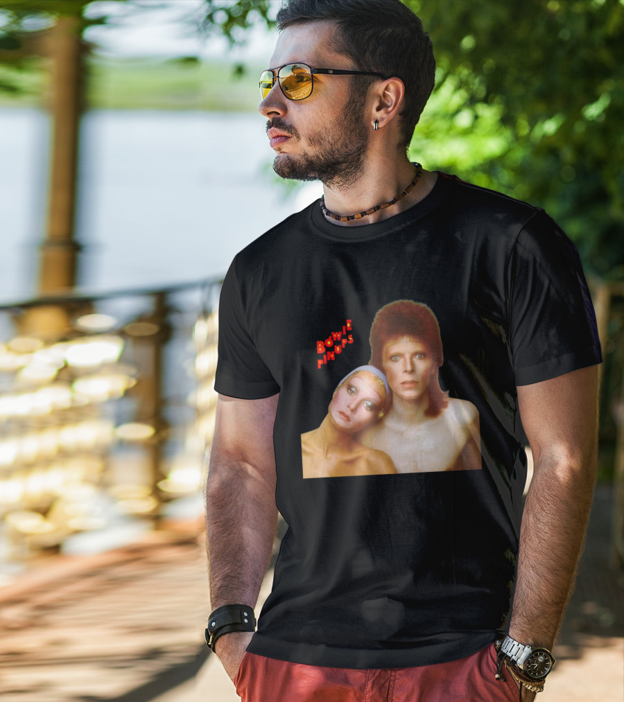 Bowie Pinups 24 Classic Album Cover T-Shirt