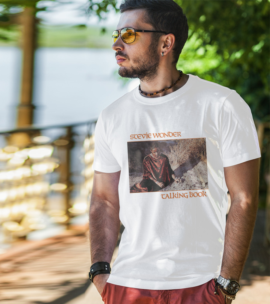 Stevie Wonder Talking Book Album Cover T-Shirt