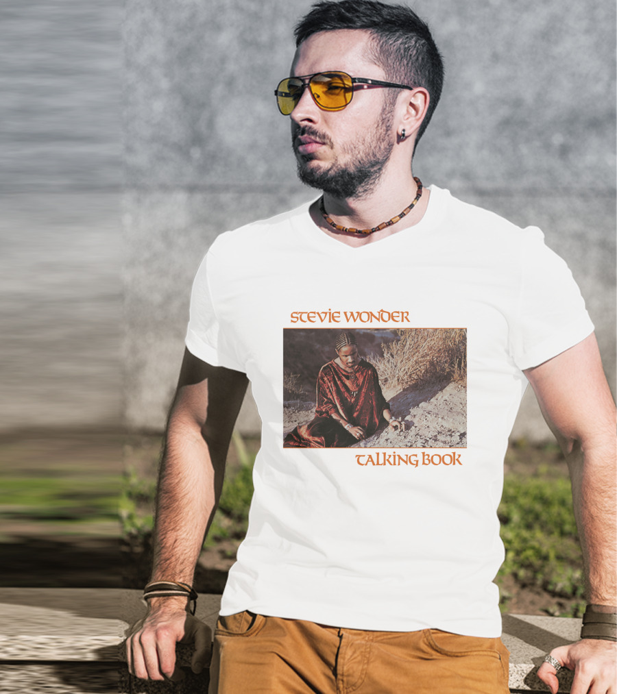 Stevie Wonder Talking Book Album Cover T-Shirt