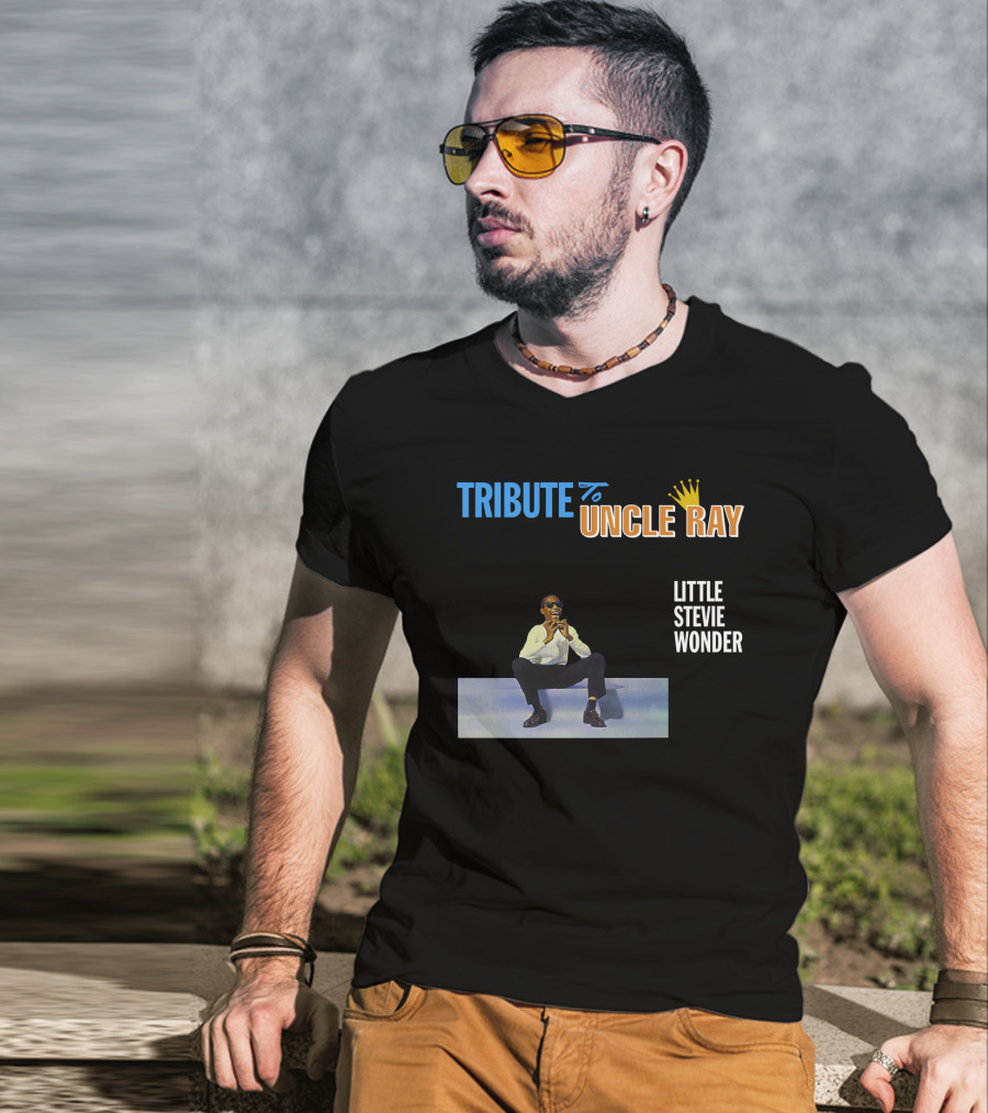Tribute To Uncle Ray Little Stevie Wonder T-Shirt
